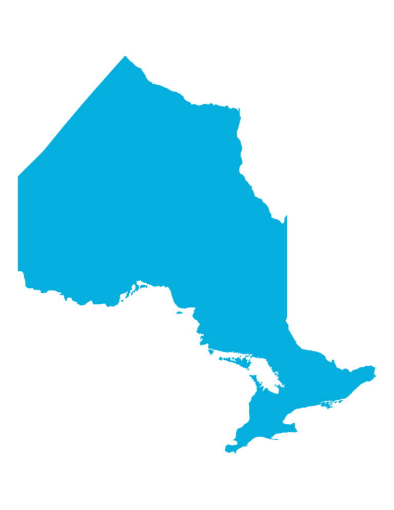 Ontario map