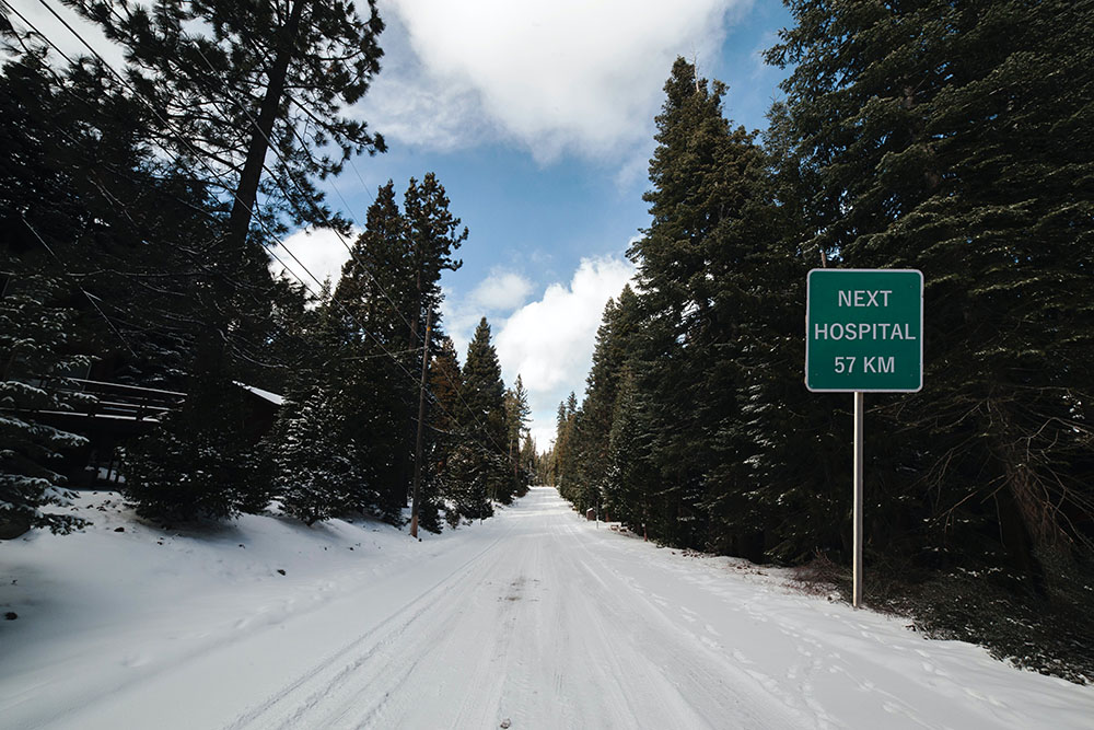 Rural community sign